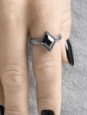 Goth Silver Ring